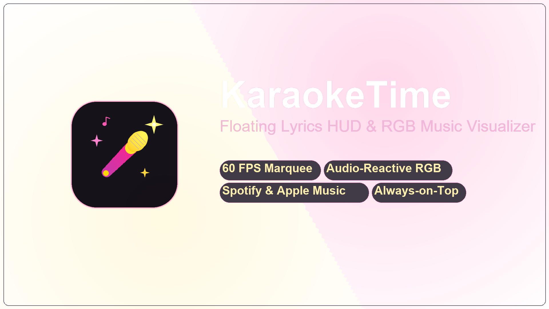 KaraokeTime HUD & Visualizer Banner